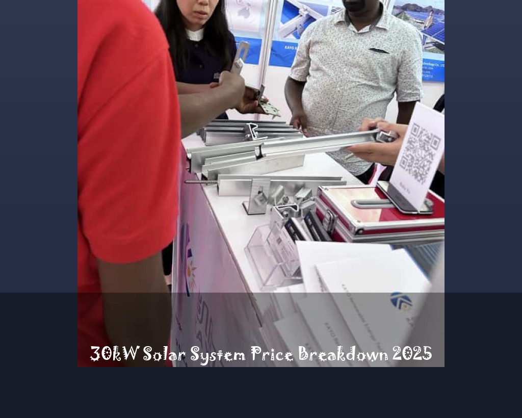 30kW Solar System Price Breakdown 2025