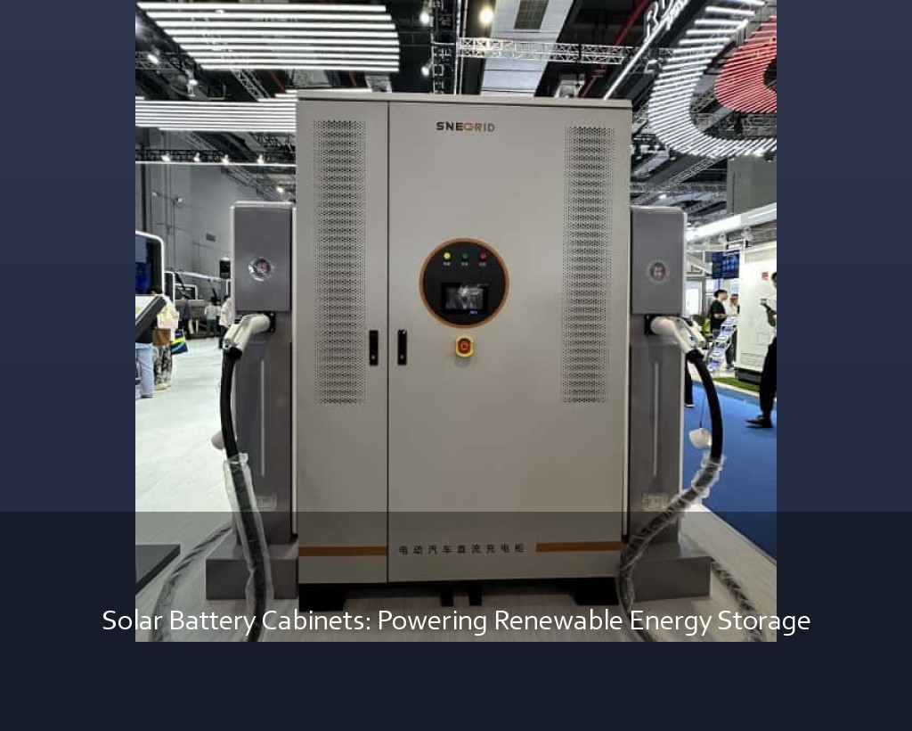 Solar Battery Cabinets: Powering Renewable Energy Storage