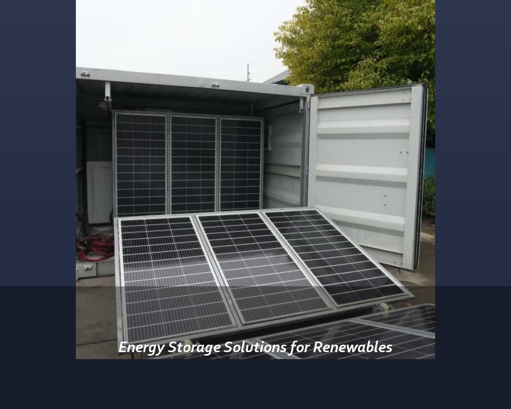 Energy Storage Solutions for Renewables