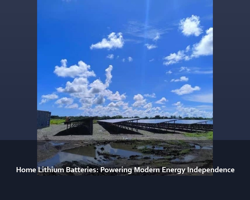 Home Lithium Batteries: Powering Modern Energy Independence