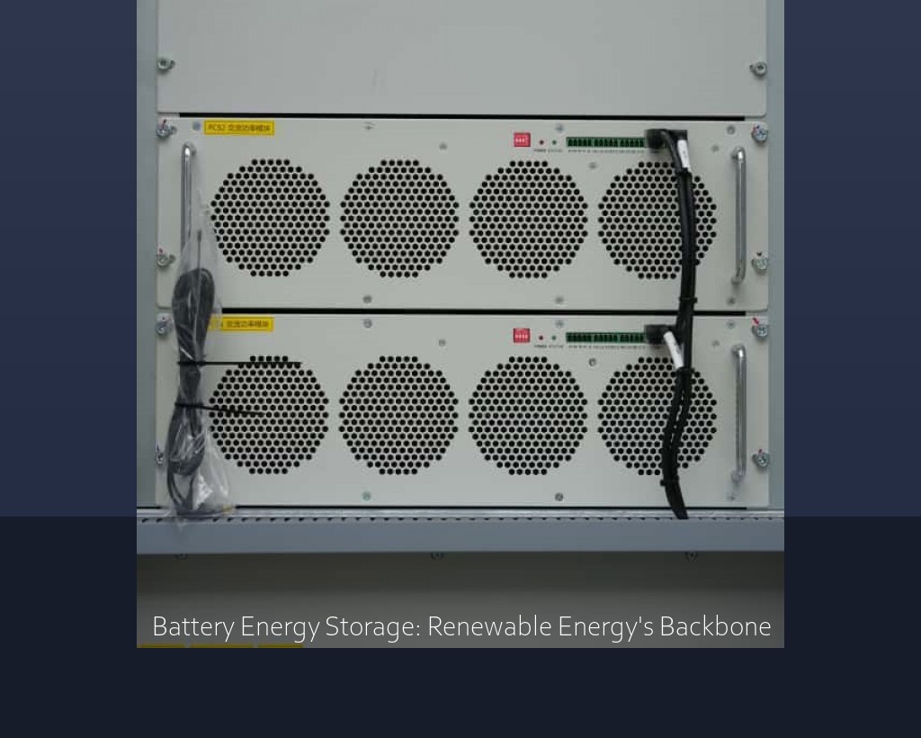 Battery Energy Storage: Renewable Energy's Backbone