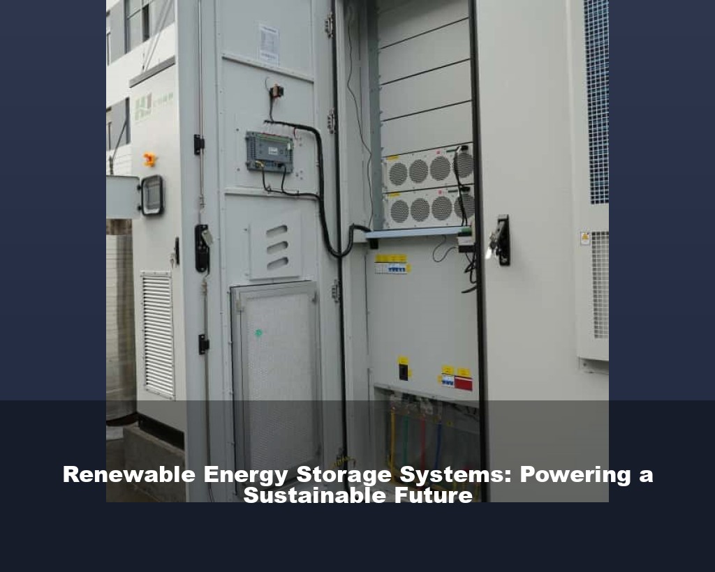 Renewable Energy Storage Systems: Powering a Sustainable Future