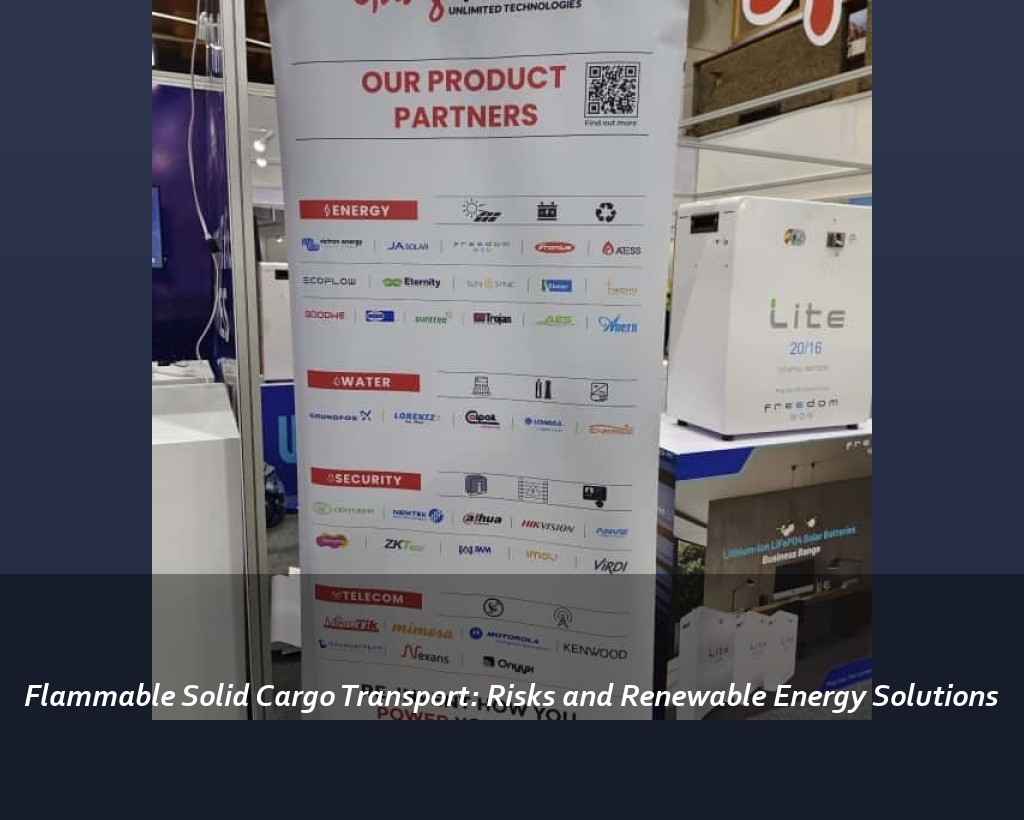 Flammable Solid Cargo Transport: Risks and Renewable Energy Solutions