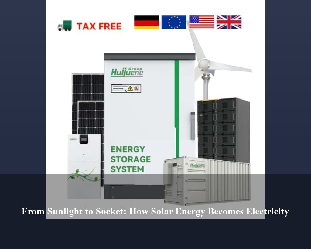 From Sunlight to Socket: How Solar Energy Becomes Electricity