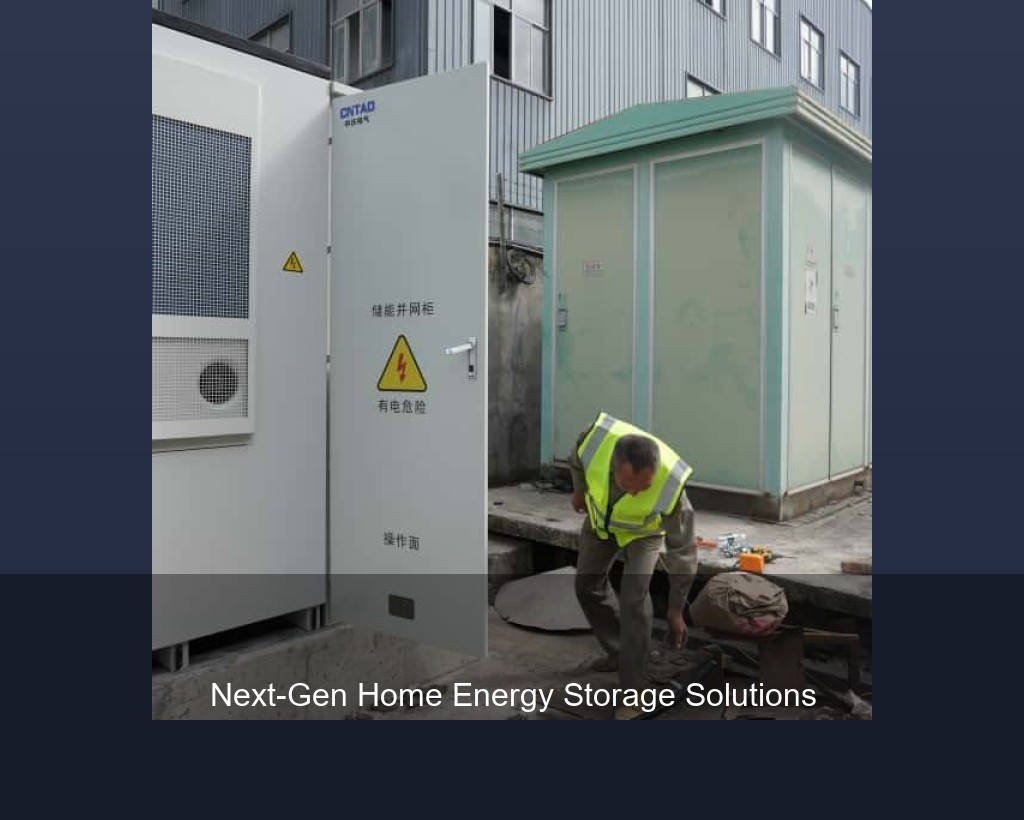 Next-Gen Home Energy Storage Solutions