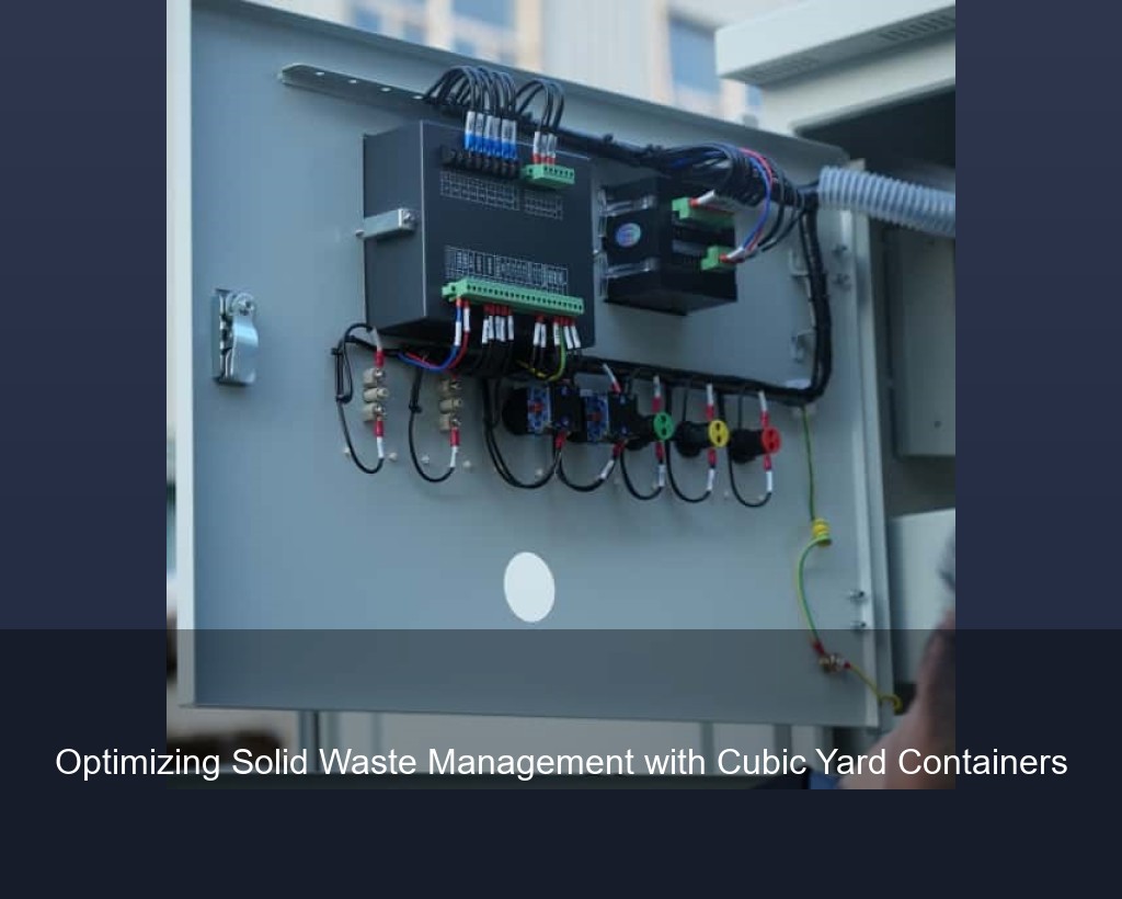 Optimizing Solid Waste Management with Cubic Yard Containers