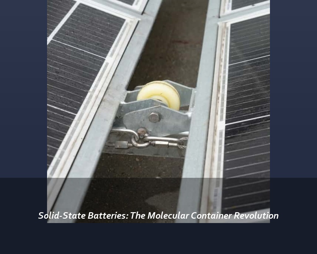 Solid-State Batteries: The Molecular Container Revolution