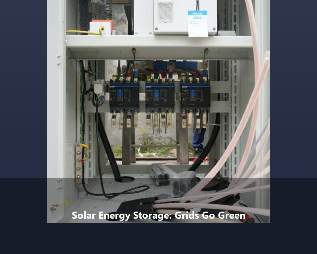 Solar Energy Storage: Grids Go Green