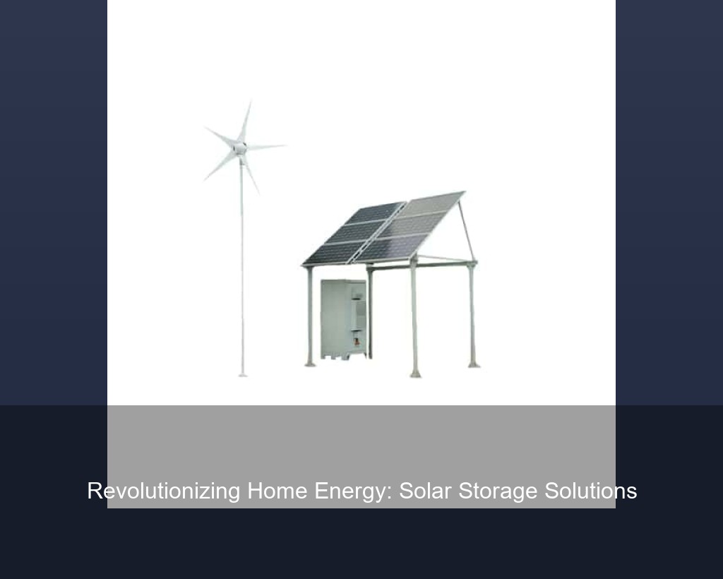 Revolutionizing Home Energy: Solar Storage Solutions