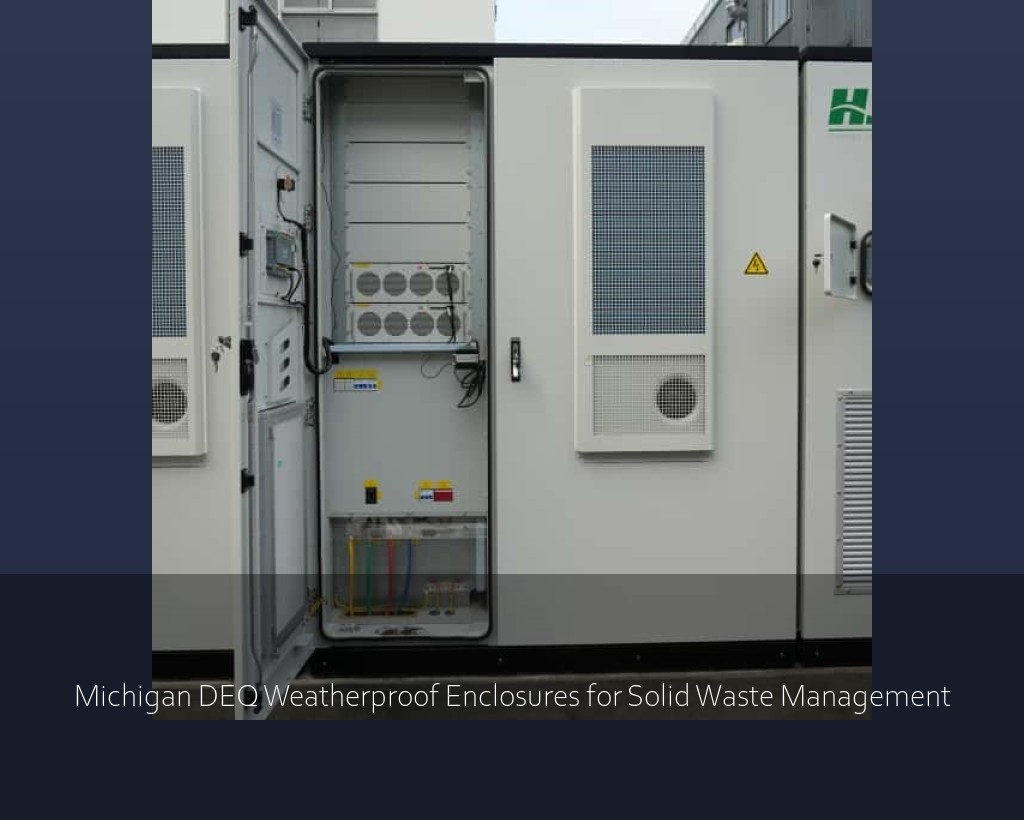 Michigan DEQ Weatherproof Enclosures for Solid Waste Management