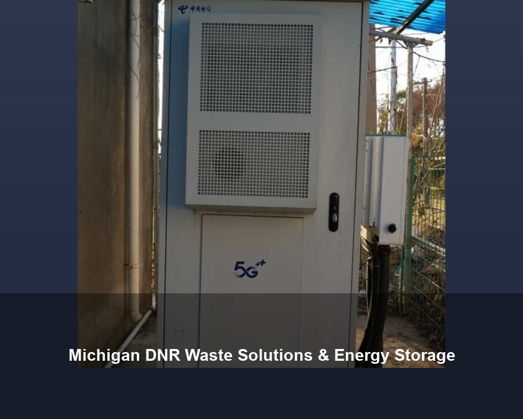 Michigan DNR Waste Solutions & Energy Storage