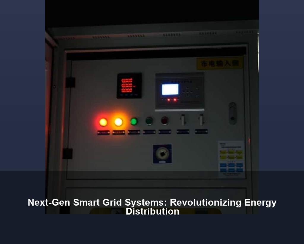 Next-Gen Smart Grid Systems: Revolutionizing Energy Distribution