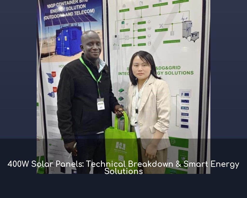 400W Solar Panels: Technical Breakdown & Smart Energy Solutions