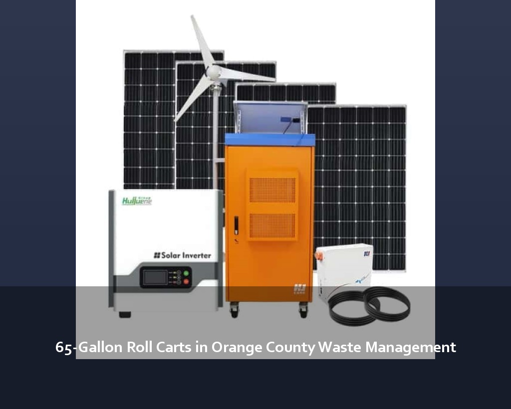 65-Gallon Roll Carts in Orange County Waste Management
