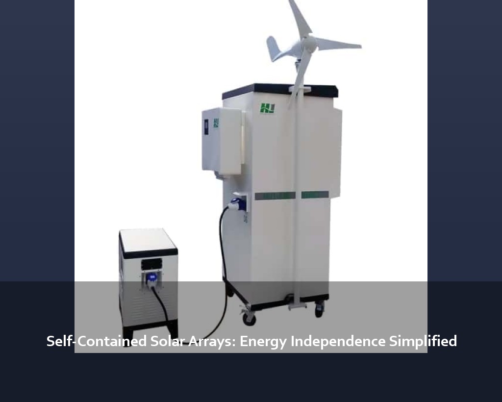 Self-Contained Solar Arrays: Energy Independence Simplified