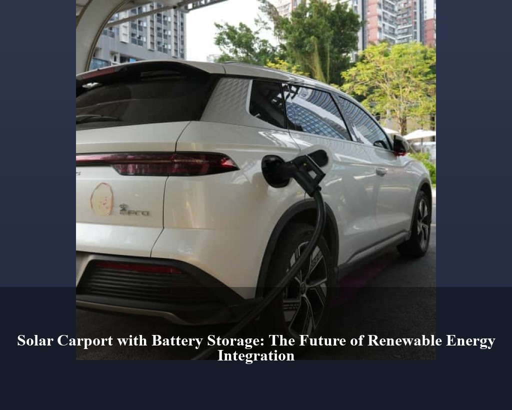 Solar Carport with Battery Storage: The Future of Renewable Energy Integration