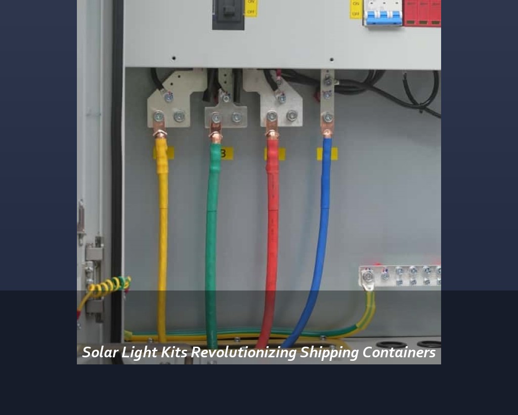 Solar Light Kits Revolutionizing Shipping Containers