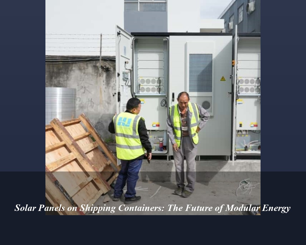 Solar Panels on Shipping Containers: The Future of Modular Energy