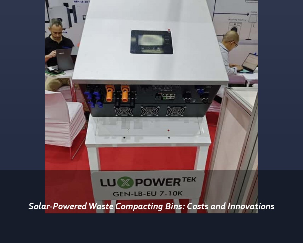Solar-Powered Waste Compacting Bins: Costs and Innovations