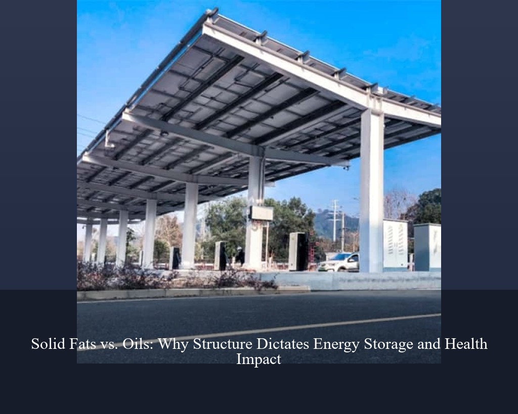 Solid Fats vs. Oils: Why Structure Dictates Energy Storage and Health Impact