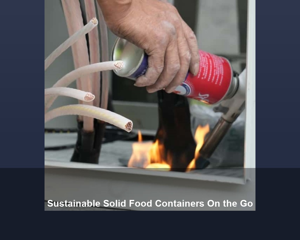 Sustainable Solid Food Containers On the Go