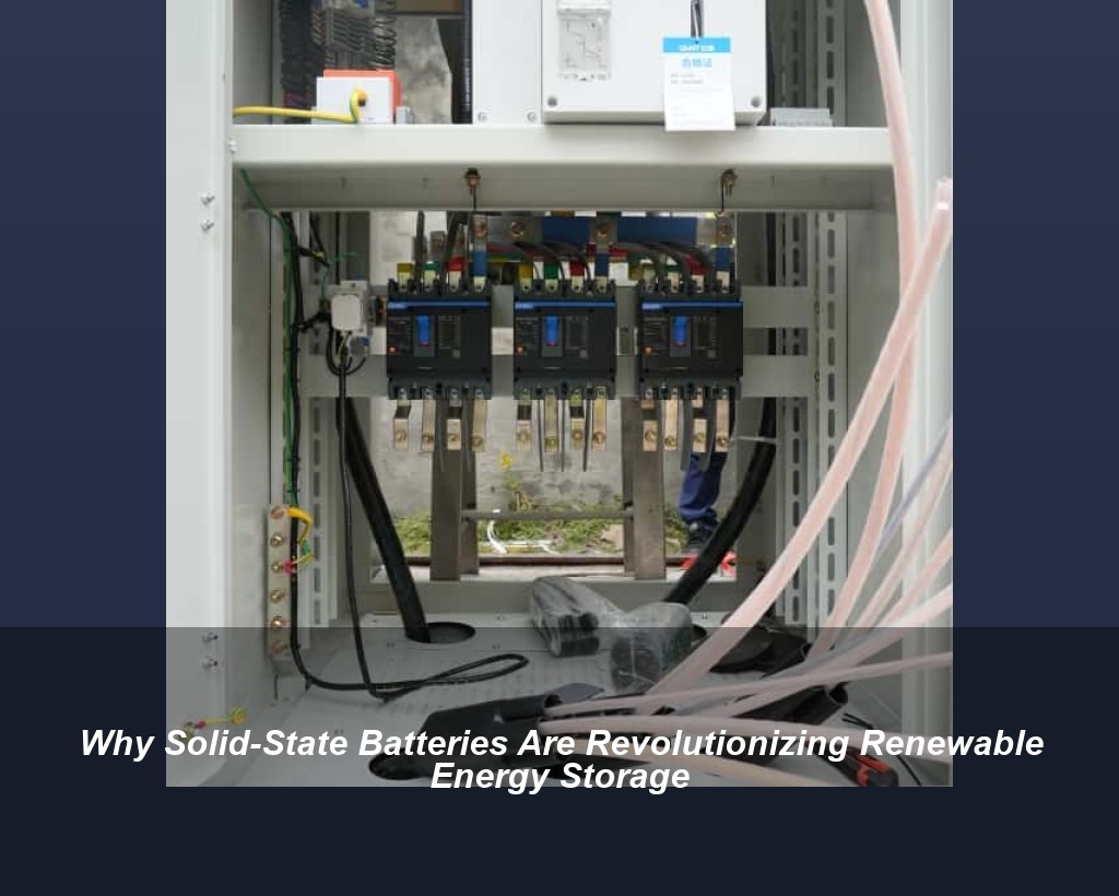 Why Solid-State Batteries Are Revolutionizing Renewable Energy Storage