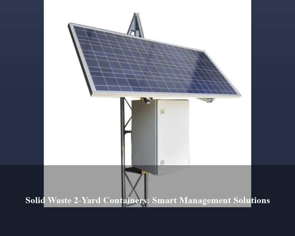 Solid Waste 2-Yard Containers: Smart Management Solutions