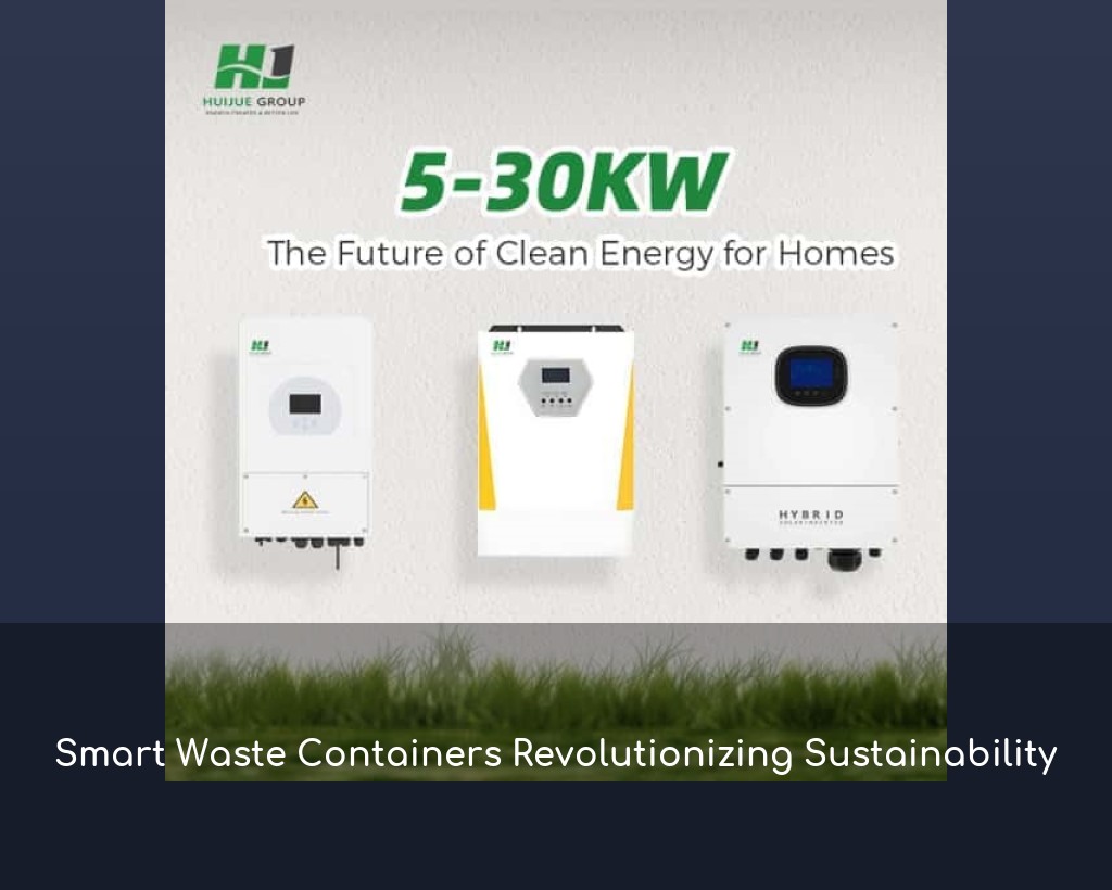 Smart Waste Containers Revolutionizing Sustainability