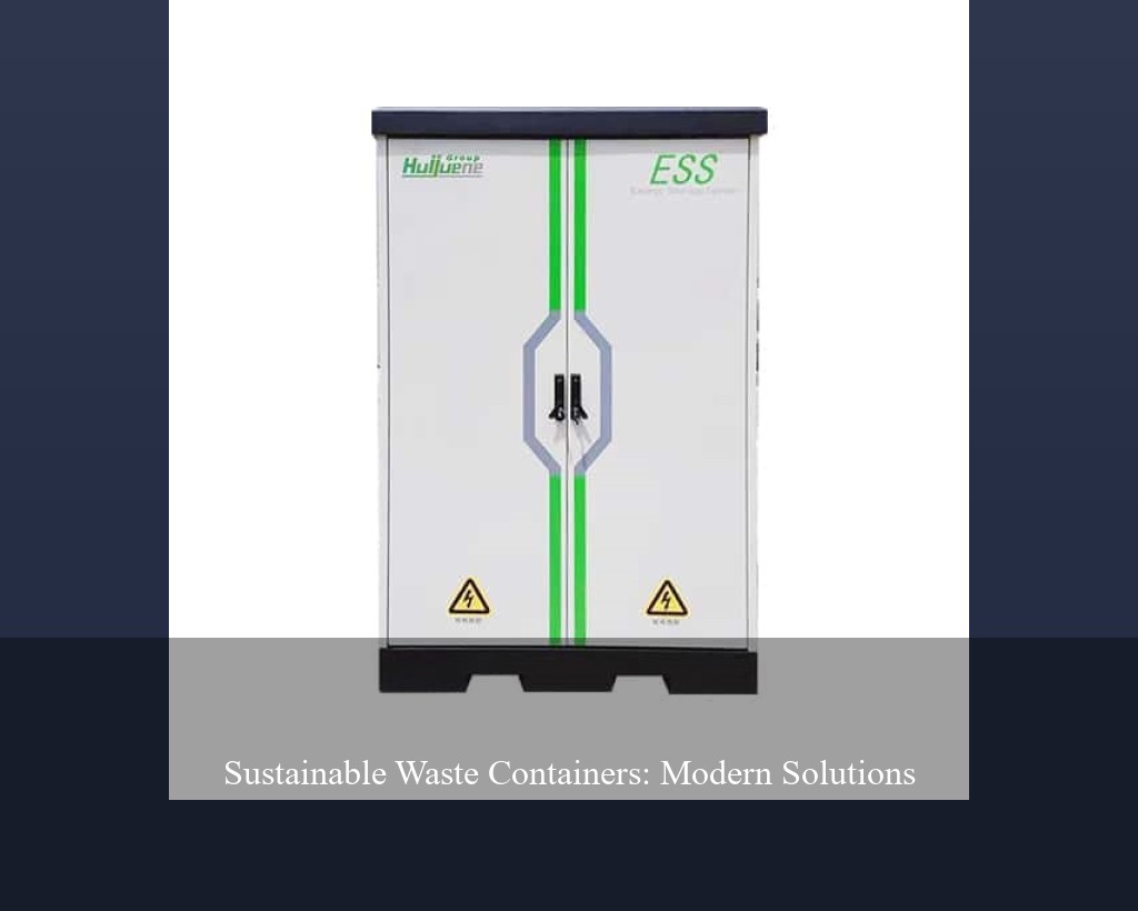Sustainable Waste Containers: Modern Solutions