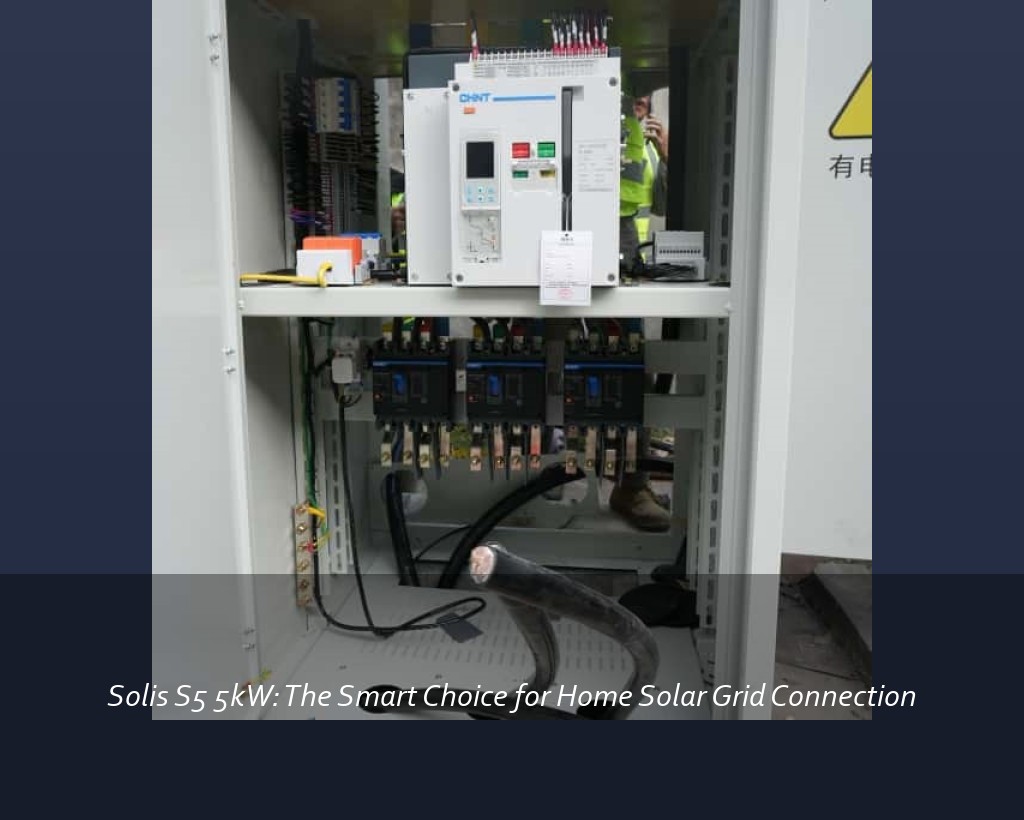 Solis S5 5kW: The Smart Choice for Home Solar Grid Connection