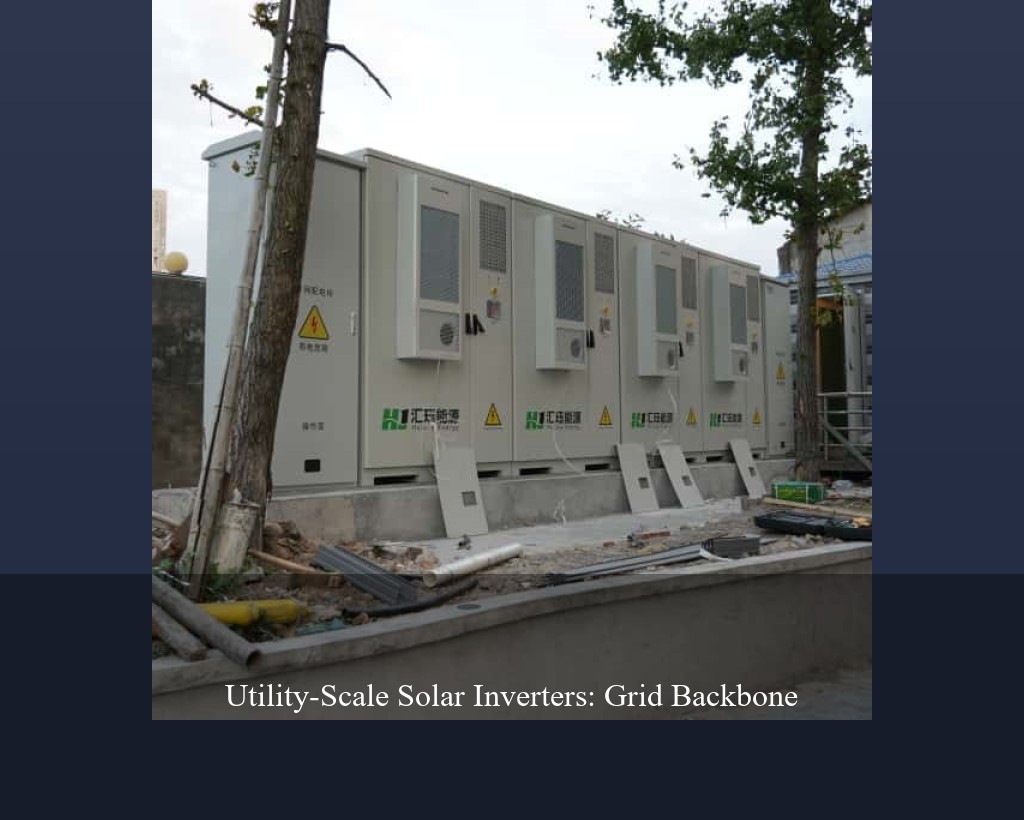 Utility-Scale Solar Inverters: Grid Backbone