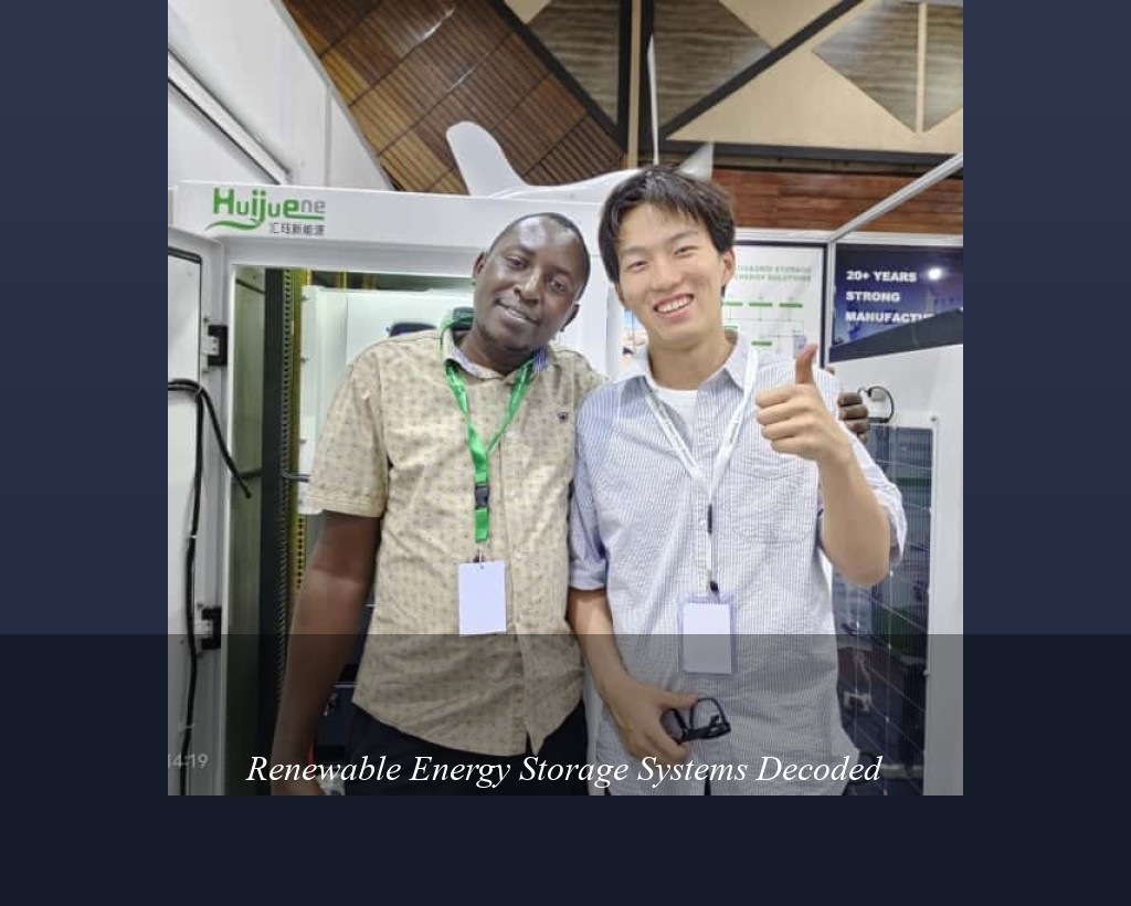 Renewable Energy Storage Systems Decoded